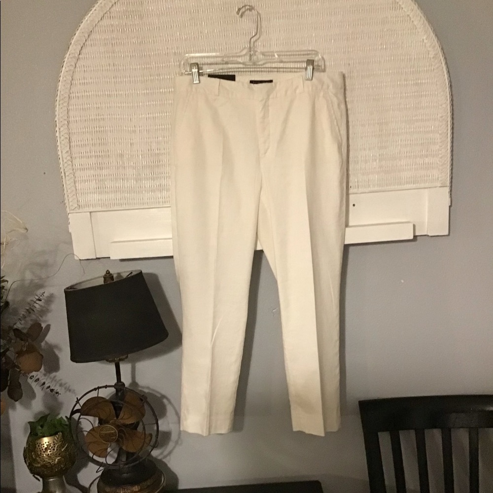 Banana Republic Avery Washable Stretch Linen Pants (NWT) - Picture 1 of 8